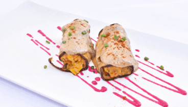 Canalones en Tempura Bar