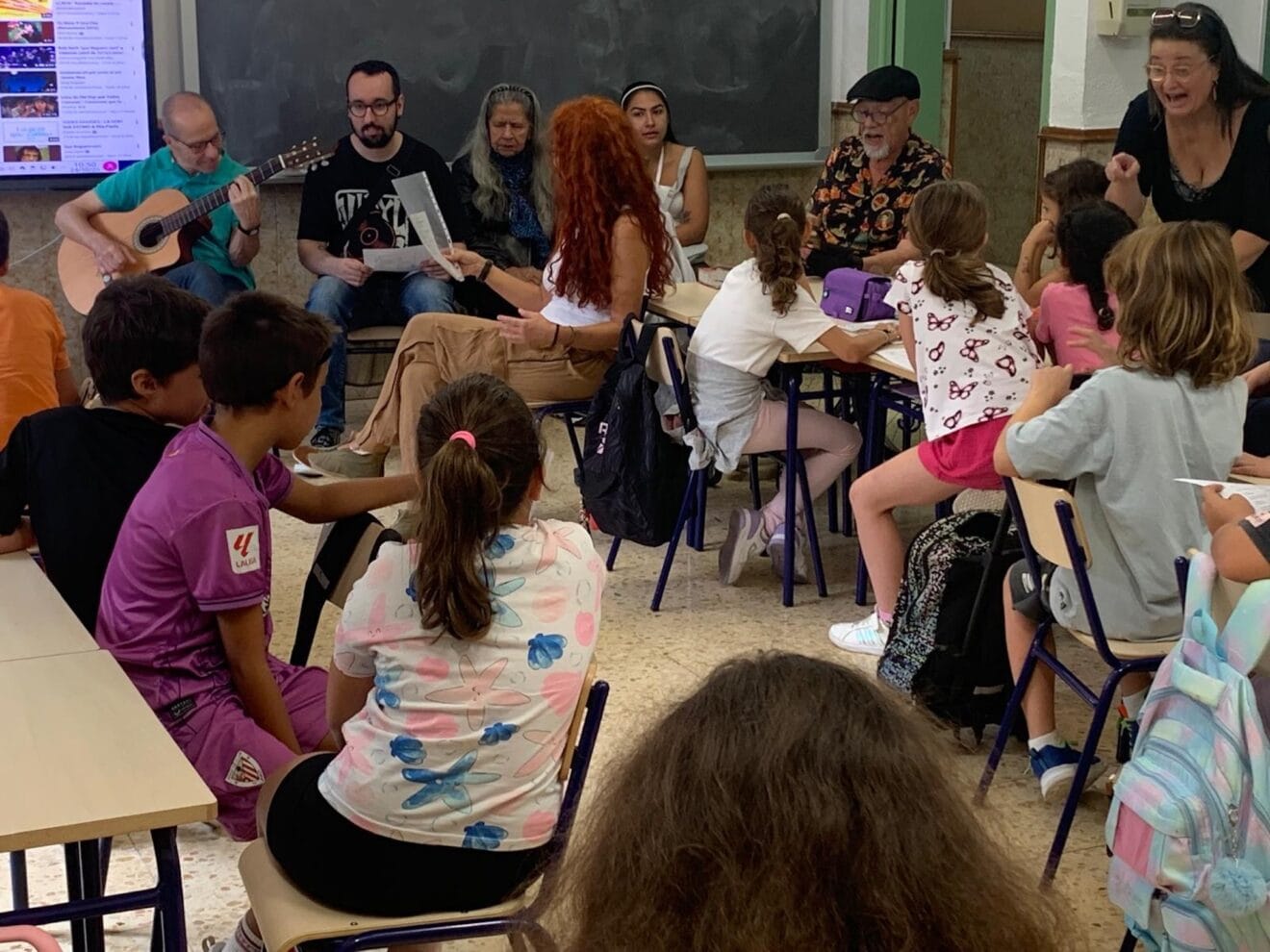 Celebración del Día de las Bibliotecas en el CEIP Les Vessanes