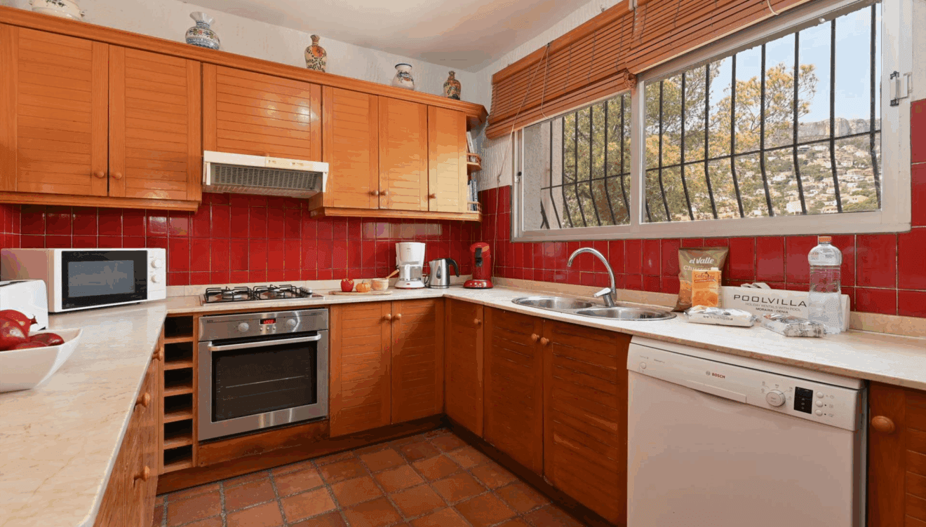 Cocina que recuerda a los días de comida casera