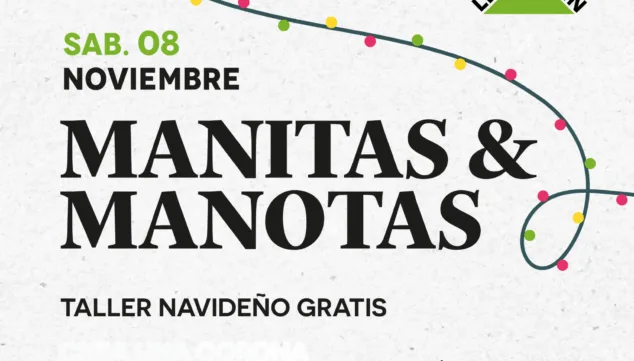 el taller manitas manotas regresa el 8 de noviembre al portal de la marina con tematica navidena