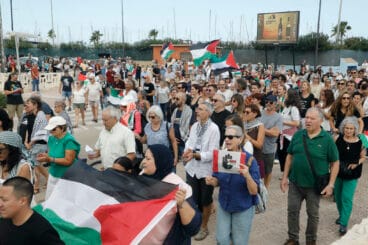 Gran manifestación por Palestina en Dénia 25