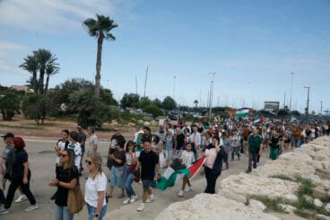 Gran manifestación por Palestina en Dénia 27