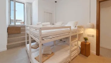 Habitación con literas ideal para familias con niños