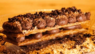 Milhojas de chocolate, el final dulce de tu comida