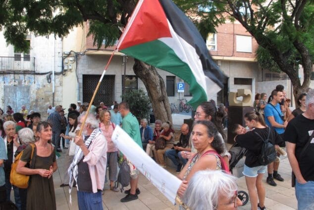 protestas en denia contra el asalto israeli a la flotilla 8