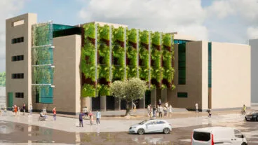 proyecto de la envolvente vegetal para los juzgados de denia