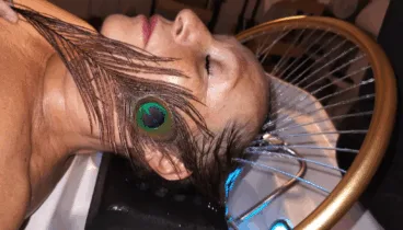 ein entspannender Moment mit dem Head Spa