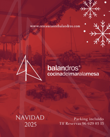 Menú Navidad 2025 en Balandros