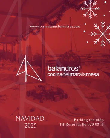 Menú Navidad 2025 en Balandros