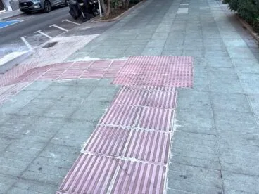 Acabados del paseo a día de hoy