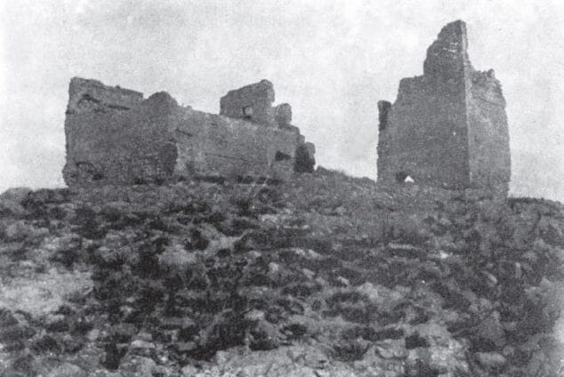 Imagen: Vista del Palau o Castell d'Olimbroi de Dénia entre 1910 y 1920.