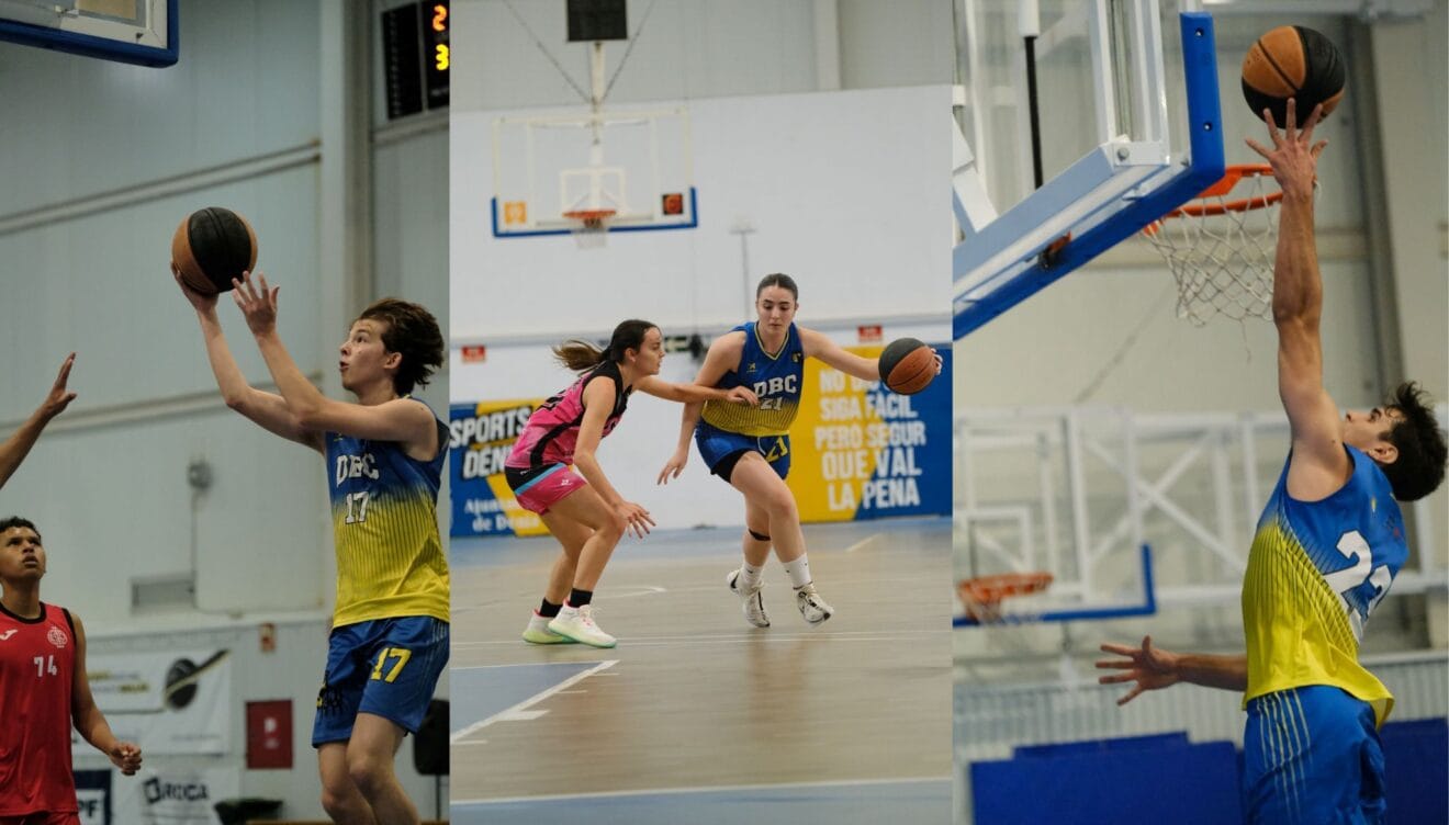 Jugadores del Dénia Básquet Club