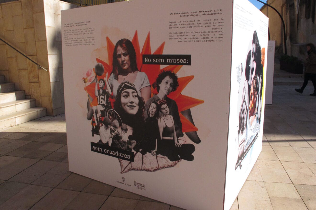 La exposición de arte en el espacio público 'Som marea' se instala en la plaza de la Constitució 2