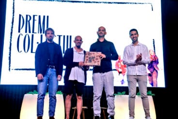 Inefable Producciones recogiendo el Premi de la Tardor