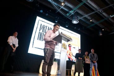 Discurso de Arnau Giménez durante los premios