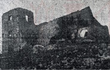 Ruinas del Castell d’Olimbroi (Ermita de Sant Nicolau) antes de 1920. Imagen atribuida a M. González Simancas. Fotografía: Pep Ivars / Aguaits