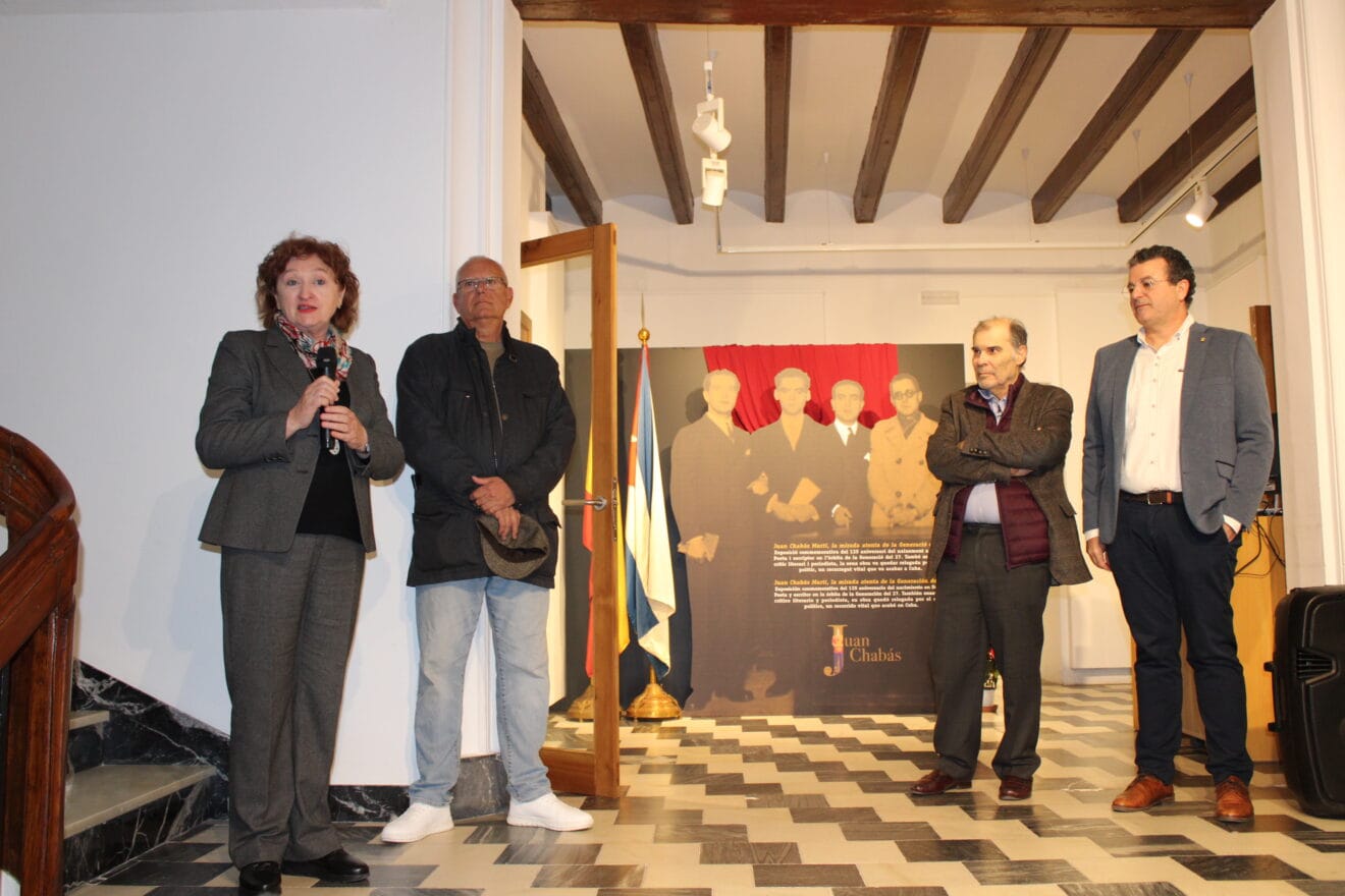 Inauguración de la exposición de Juan Chabás