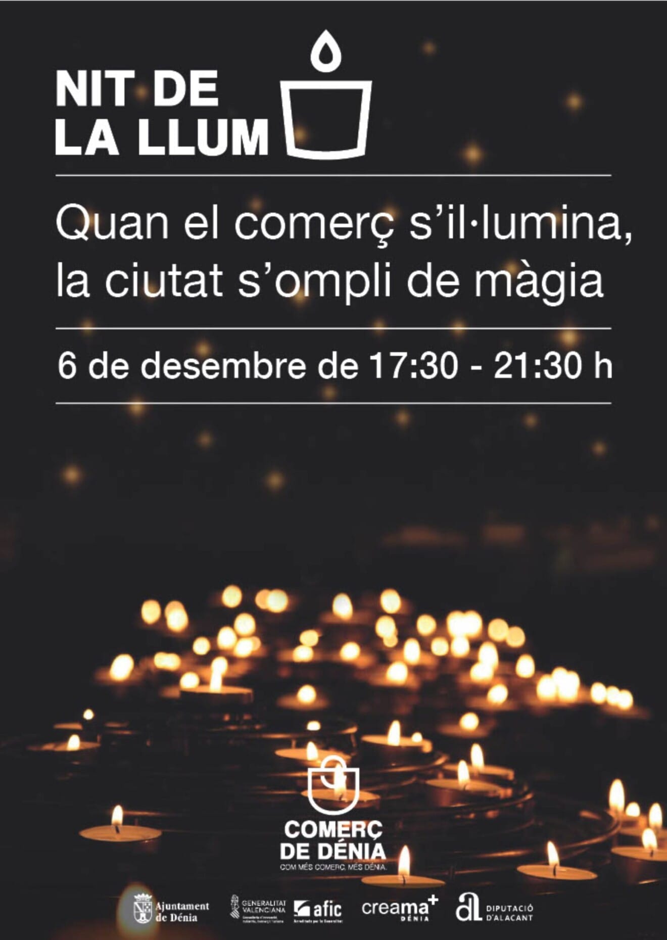 Cartel Nit de la Llum de Dénia 2025