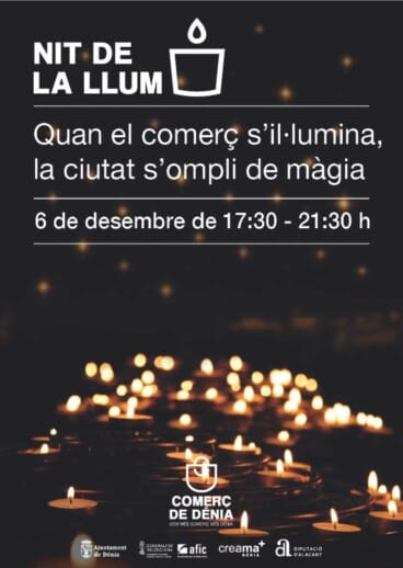 Cartel Nit de la Llum de Dénia 2025