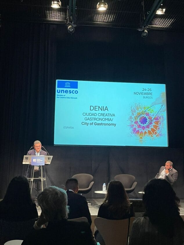 Dénia refuerza su liderazgo como Ciudad Creativa de la Gastronomía de la UNESCO en el encuentro europeo de Burgos 3 Imagen: Dénia ha presentado sus proyectos e iniciativas