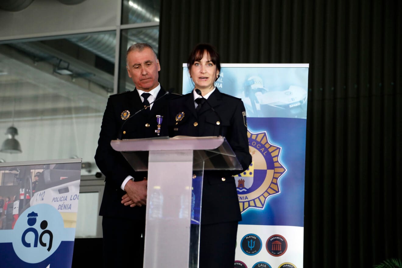 Acto del día de la Policía Local de Dénia