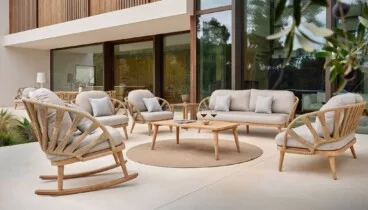 Estilo y resistencia se unen en los muebles de exterior de Sky Line