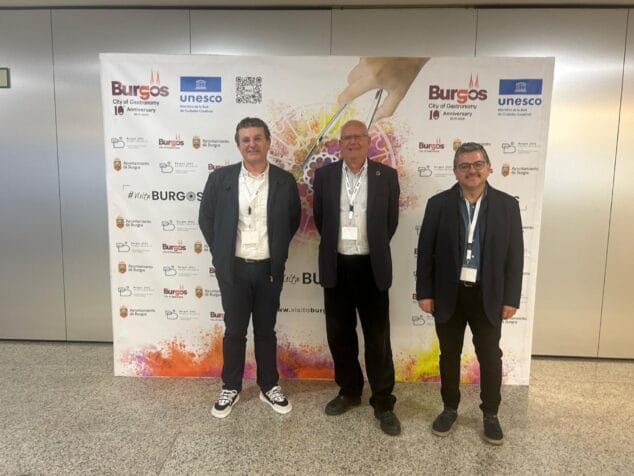 Dénia refuerza su liderazgo como Ciudad Creativa de la Gastronomía de la UNESCO en el encuentro europeo de Burgos 2 Imagen: La delegación de Dénia