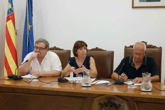 maria josep ripoll concejala de urbanismo de denia en un pleno