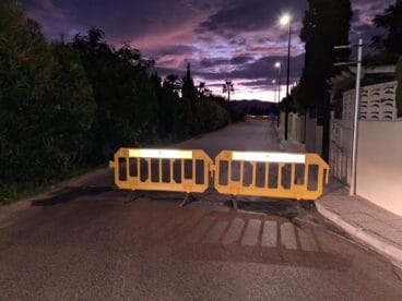Otra perspectiva del cierre del Pont del Tollinero (Camí Vell de Dénia)