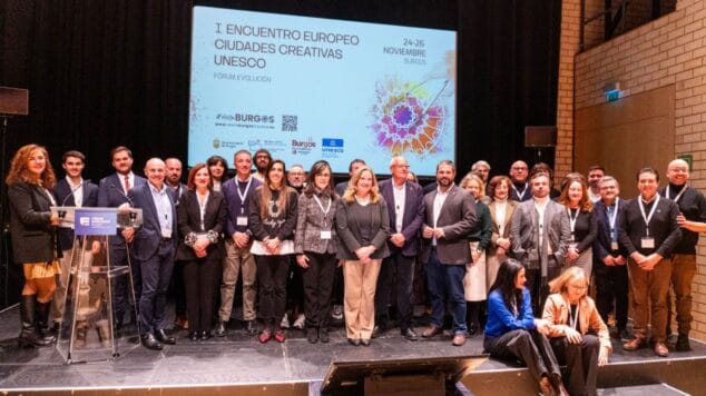 Dénia refuerza su liderazgo como Ciudad Creativa de la Gastronomía de la UNESCO en el encuentro europeo de Burgos 1 Imagen: Participantes en el I Encuentro Europeo de Ciudades Creativas