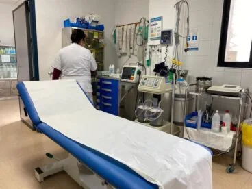 personal sanitario en un hospital