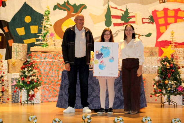 Alexandra Bukharkova, del CEIP Llebeig, gana el concurso de tarjetas de Navidad 2025 de Dénia 5 premios del concurso de tarjetas y belenes de denia 2025 04