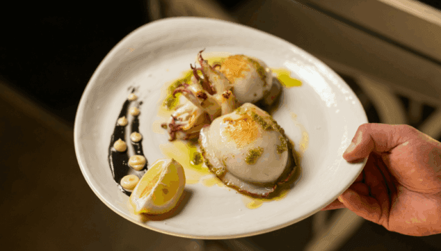 sepia a la plancha con todo el sabor de la marina alta