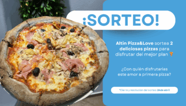 sorteig pizza and love