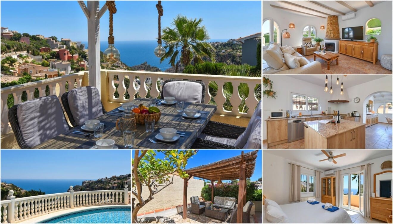 Villa Cala Serena así es la idílica villa con vistas al Mediterráneo en Benitatchell