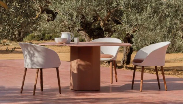 zonas de relax al aire libre con tejidos tecnicos de la gama de expormin