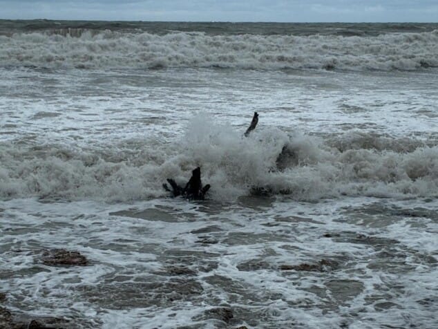 asi sufren el temporal las playas de denia 2