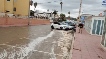 Así sufren el temporal las playas de Dénia 5