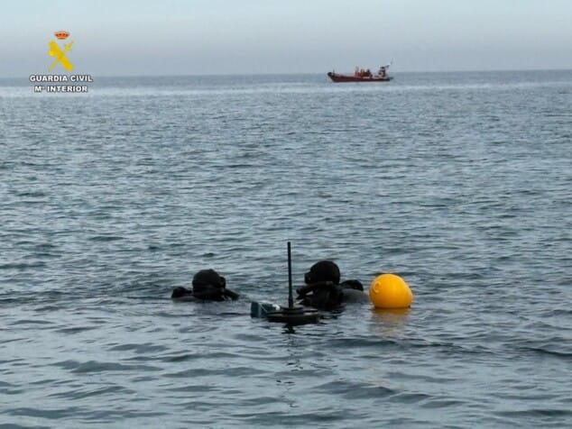 Imagen: Buzos en el lugar del descubrimiento