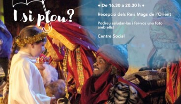 cartel informativo con la alternativa organizada para recibir a los reyes magos en denia ante la suspension de la cabalgata por la prevision de lluvia 1