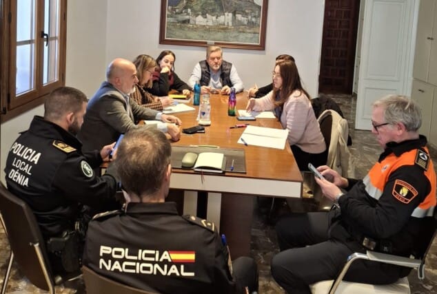 Imatge: CECOPAL constituït a Dénia pel fort vent