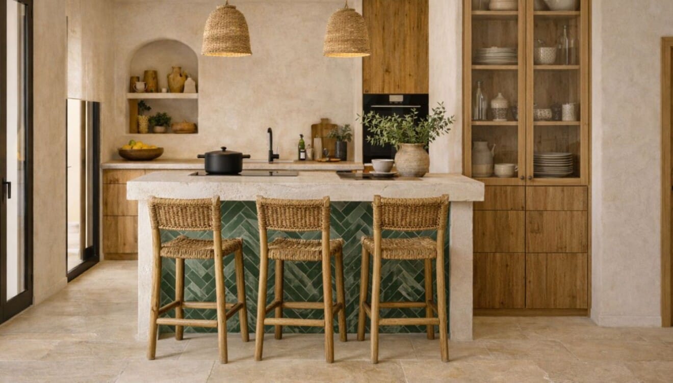Cocina de Villa Azalea funcional y pensada para el día a día
