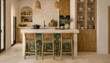 Cocina de Villa Azalea funcional y pensada para el día a día