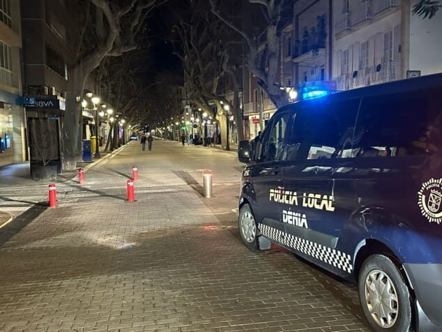 Bild: Polizeikontrolle in Dénia