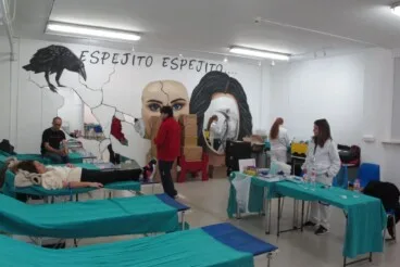 Blutspendeaktion im Llunatics-Gebäude in Denia