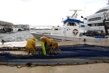 El último bastión marinero Pescadores de Dénia bajo la lluvia