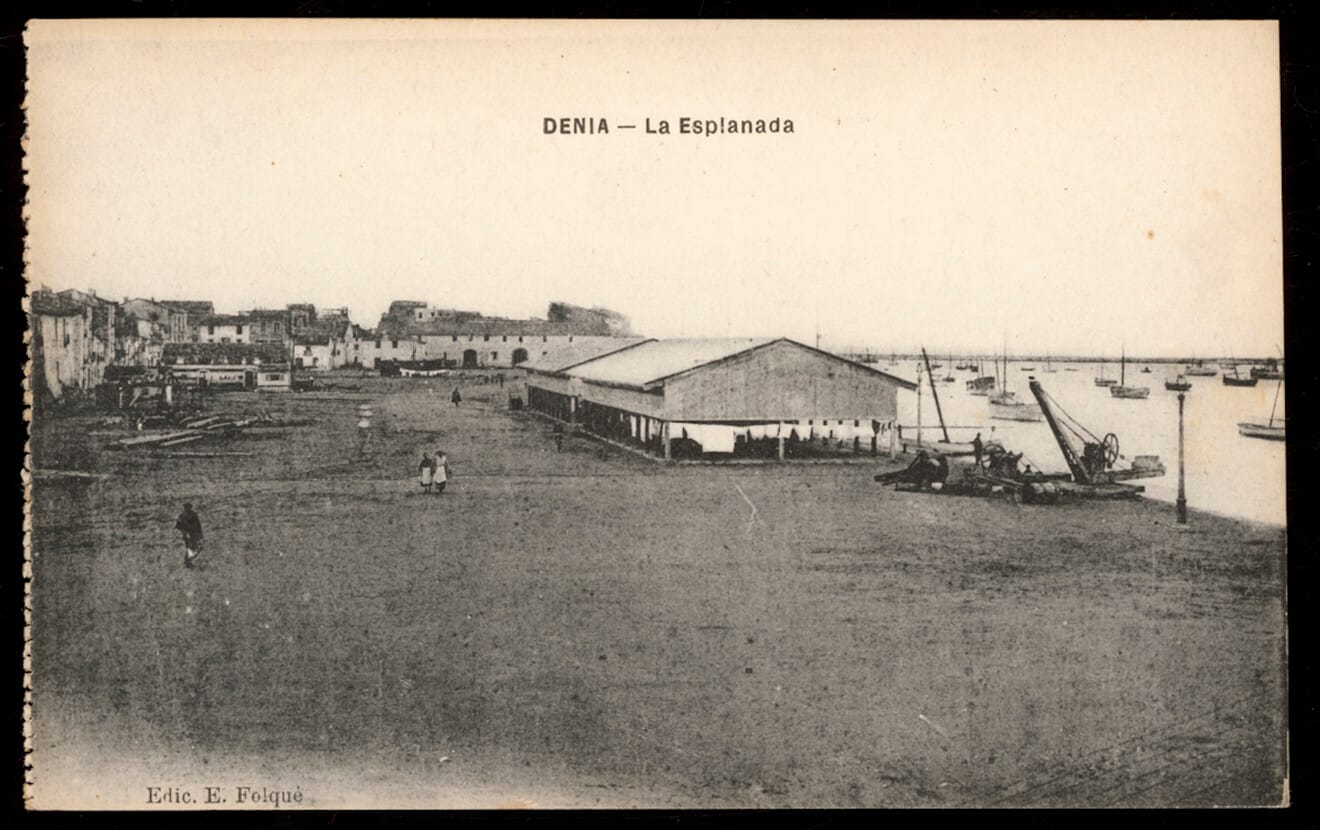 La antigua Explanada de Dénia: Cuando el puerto era un espacio diáfano