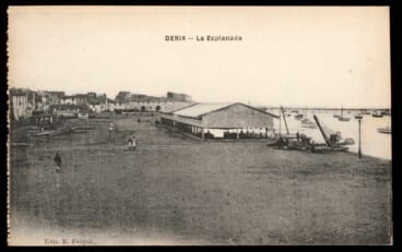 De oude Esplanade van Dénia: toen de haven nog een open ruimte was.