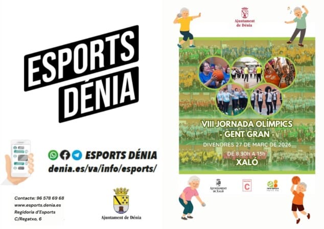 las personas mayores de denia volveran a competir en olimpics 2026 en xalo