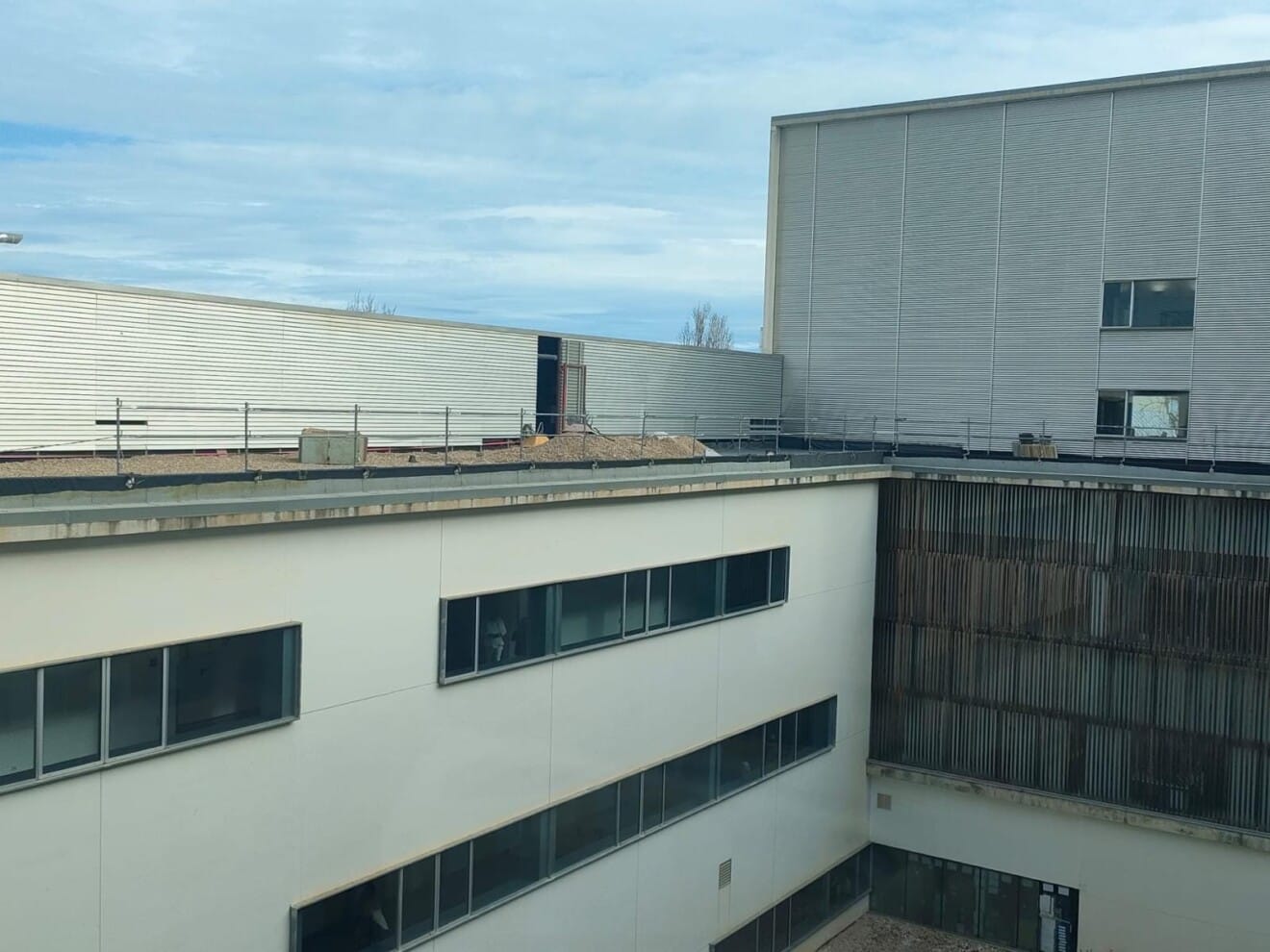 Una de las fotografías del Hospital difundidas por Compromís